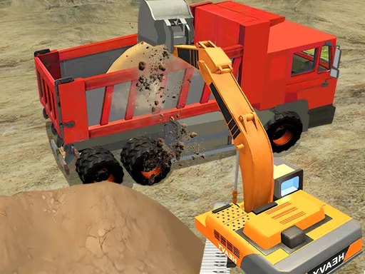 Construction Simulator Lite excavator gameplay screenshot